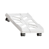 Maxbell CPU Stand Multiple Air Vents Adjustable Space Saving Telescopic Support Cart White