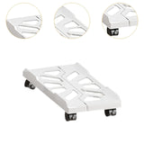 Maxbell CPU Stand Multiple Air Vents Adjustable Space Saving Telescopic Support Cart White