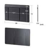 Maxbell Laptop Back Storage Bag Adhesive Elastic Mice Bag for Mouse Travel Earphones