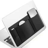 Maxbell Laptop Back Storage Bag Adhesive Elastic Mice Bag for Mouse Travel Earphones