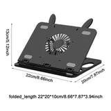 Maxbell Laptop Stand for Desk Practical Cooling Multipurpose Computer Notebook Stand Black