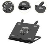 Maxbell Laptop Stand for Desk Practical Cooling Multipurpose Computer Notebook Stand Black