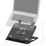 Maxbell Laptop Stand for Desk Practical Cooling Multipurpose Computer Notebook Stand Black