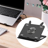 Maxbell Laptop Stand for Desk Practical Cooling Multipurpose Computer Notebook Stand Black