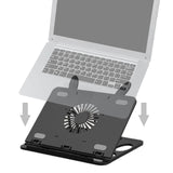 Maxbell Laptop Stand for Desk Practical Cooling Multipurpose Computer Notebook Stand Black