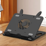 Maxbell Laptop Stand for Desk Practical Cooling Multipurpose Computer Notebook Stand Black