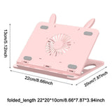 Maxbell Laptop Stand for Desk Practical Cooling Multipurpose Computer Notebook Stand Pink