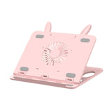 Maxbell Laptop Stand for Desk Practical Cooling Multipurpose Computer Notebook Stand Pink