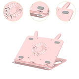 Maxbell Laptop Stand for Desk Practical Cooling Multipurpose Computer Notebook Stand Pink
