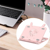 Maxbell Laptop Stand for Desk Practical Cooling Multipurpose Computer Notebook Stand Pink