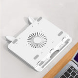Maxbell Laptop Stand for Desk Practical Cooling Multipurpose Computer Notebook Stand White