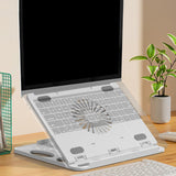 Maxbell Laptop Stand for Desk Practical Cooling Multipurpose Computer Notebook Stand White