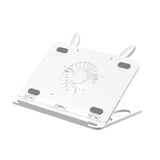 Maxbell Laptop Stand for Desk Practical Cooling Multipurpose Computer Notebook Stand White