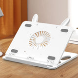 Maxbell Laptop Stand for Desk Practical Cooling Multipurpose Computer Notebook Stand White