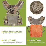 Maxbell Binocular Harness Chest Pack Large Nylon for Birdwatching Backpacking Hiking
