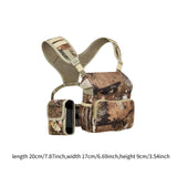 Maxbell Binocular Harness Chest Pack Large Nylon for Birdwatching Backpacking Hiking