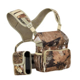 Maxbell Binocular Harness Chest Pack Large Nylon for Birdwatching Backpacking Hiking