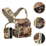 Maxbell Binocular Harness Chest Pack Large Nylon for Birdwatching Backpacking Hiking