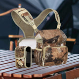 Maxbell Binocular Harness Chest Pack Large Nylon for Birdwatching Backpacking Hiking