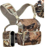 Maxbell Binocular Harness Chest Pack Large Nylon for Birdwatching Backpacking Hiking