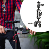 Maxbell Camera Clamp Mount Metal Flexible for Microphones Cross Bar DSLR Camera Rig