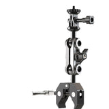 Maxbell Camera Clamp Mount Metal Flexible for Microphones Cross Bar DSLR Camera Rig