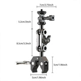 Maxbell Camera Clamp Mount Metal Flexible for Microphones Cross Bar DSLR Camera Rig