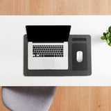 Maxbell Lap Laptop Desk Handicrafts Business Trip Bedside Sofa Workstation Mouse Pad Black