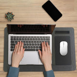 Maxbell Lap Laptop Desk Handicrafts Business Trip Bedside Sofa Workstation Mouse Pad Black