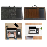 Maxbell Lap Laptop Desk Handicrafts Business Trip Bedside Sofa Workstation Mouse Pad Black