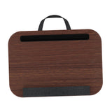 Maxbell Laptop Lap Desk Multifunctional Writing Computer Table for Bed Travel Dark Brown