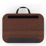 Maxbell Laptop Lap Desk Multifunctional Writing Computer Table for Bed Travel Dark Brown