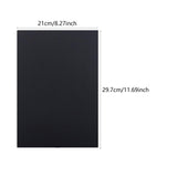 Maxbell 25 Pieces Laser Engraving Marking Paper for  Engraver Machine Black