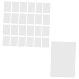 Maxbell 25 Pieces Laser Engraving Marking Paper for  Engraver Machine White