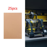 Maxbell 25 Pieces Laser Engraving Marking Paper for  Engraver Machine Khaki