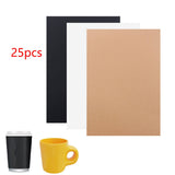 Maxbell 25 Pieces Laser Engraving Marking Paper for  Engraver Machine Khaki