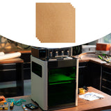 Maxbell 4Pcs Laser Engraving Marking Cork 30x30cm for  Engraver Cutting Engraving