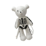 Maxbell Skeleton Bear Backpack Gothic Shoulder Bag for Travel Shopping
