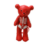 Maxbell Skeleton Bear Backpack Gothic Shoulder Bag for Travel Shopping