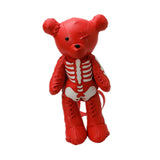 Maxbell Skeleton Bear Backpack Gothic Shoulder Bag for Travel Shopping