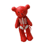 Maxbell Skeleton Bear Backpack Gothic Shoulder Bag for Travel Shopping