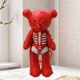 Maxbell Skeleton Bear Backpack Gothic Shoulder Bag for Travel Shopping