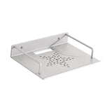 Maxbell Wall Mount Projector Shelf Bracket Router Wall Mount for DVD Player Bathroom 28.5x21cm Silver