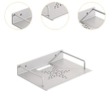 Maxbell Wall Mount Projector Shelf Bracket Router Wall Mount for DVD Player Bathroom 28.5x21cm Silver