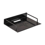 Maxbell Wall Mount Projector Shelf Bracket Router Wall Mount for DVD Player Bathroom 28.5x21cm Black