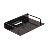 Maxbell Wall Mount Projector Shelf Bracket Router Wall Mount for DVD Player Bathroom 33.5x21cm Black