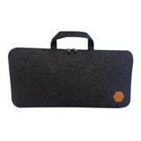 Maxbell Mechanical Keyboard Case Handbag Keyboard Storage Bag for Travel Office Home Black