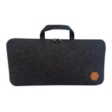 Maxbell Mechanical Keyboard Case Handbag Keyboard Storage Bag for Travel Office Home Black