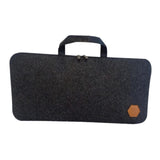 Maxbell Mechanical Keyboard Case Handbag Keyboard Storage Bag for Travel Office Home Black