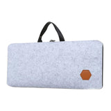 Maxbell Mechanical Keyboard Case Handbag Keyboard Storage Bag for Travel Office Home Gray